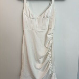 Zara White corset dress new